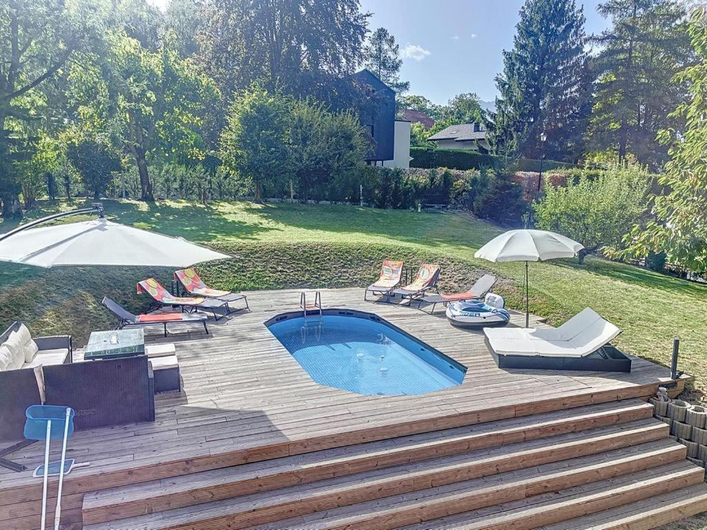 Appartement Moderne Avec Terrasse Et Piscine A Chatel Sur Bex מראה חיצוני תמונה