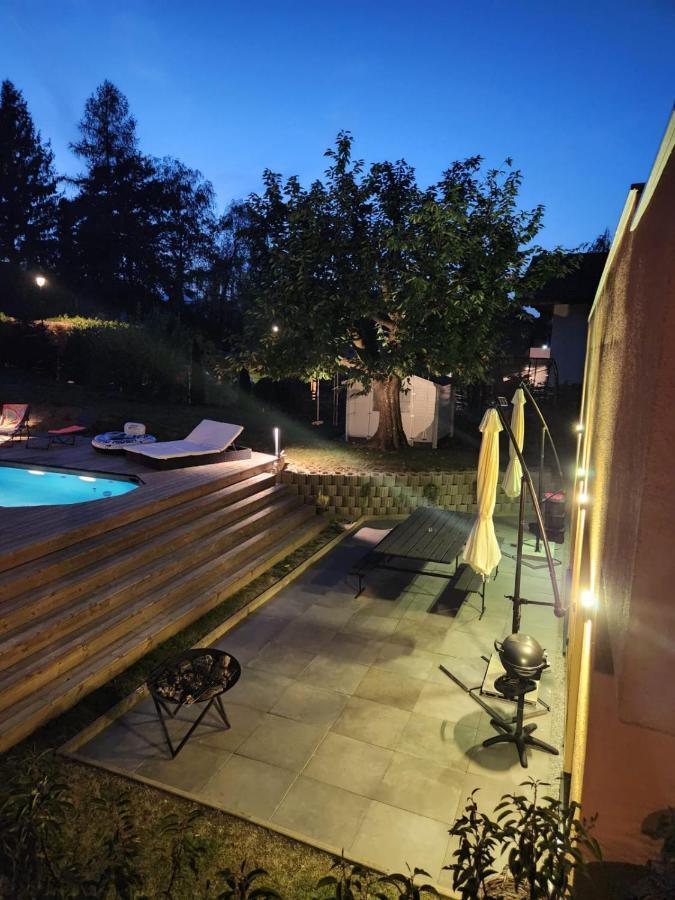 Appartement Moderne Avec Terrasse Et Piscine A Chatel Sur Bex מראה חיצוני תמונה