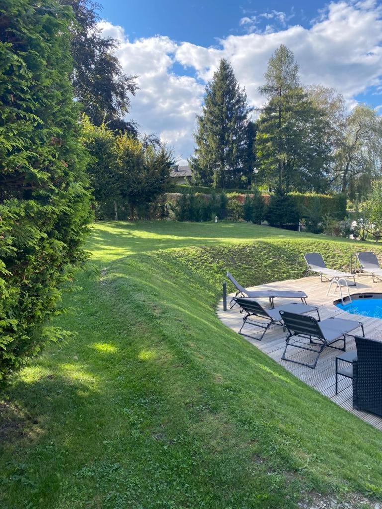 Appartement Moderne Avec Terrasse Et Piscine A Chatel Sur Bex מראה חיצוני תמונה